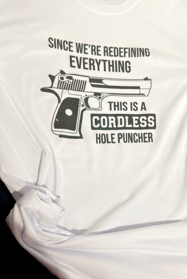 Cordless Hole Puncher T-Shirt